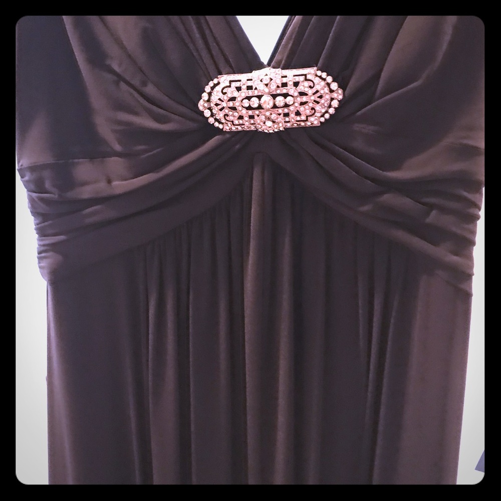 BCBG black tie gown XS